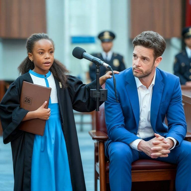 ¡PUEDO DEFENDERLO! — dijo la pobre niña de 8 años después de que el abogado abandonara al joven millonario.