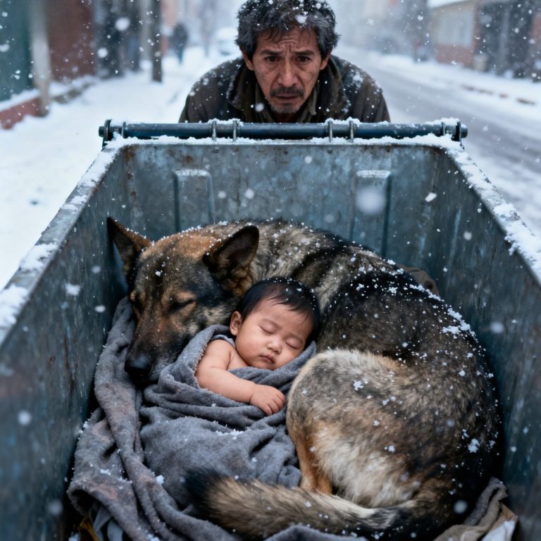 Esa noche, la nieve no solo cayó… también sepultó dos vidas que nadie quería.